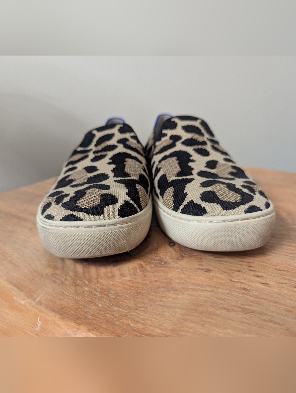 Rothy's The Original Slip-on Sneaker - Desert Cat (Leopard Print) - Picture 5 of 13